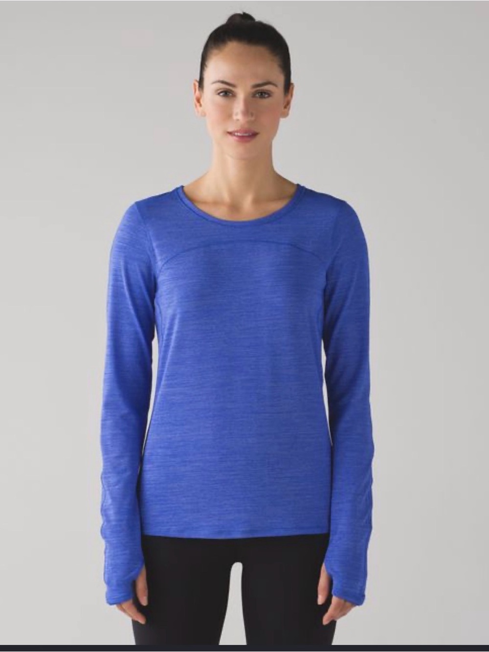 lululemon athletica Royal Blue Long-Sleeve Performance Tee